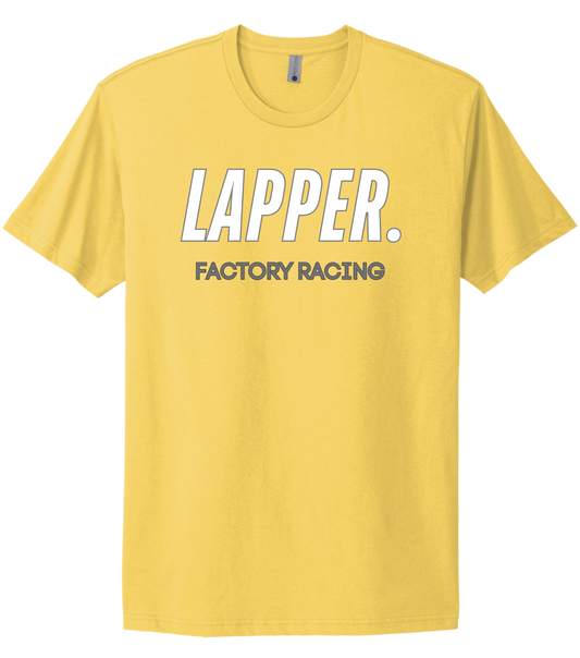 Factory Racing 'LAPPER Yellow' - Sponsored Athlete TEE